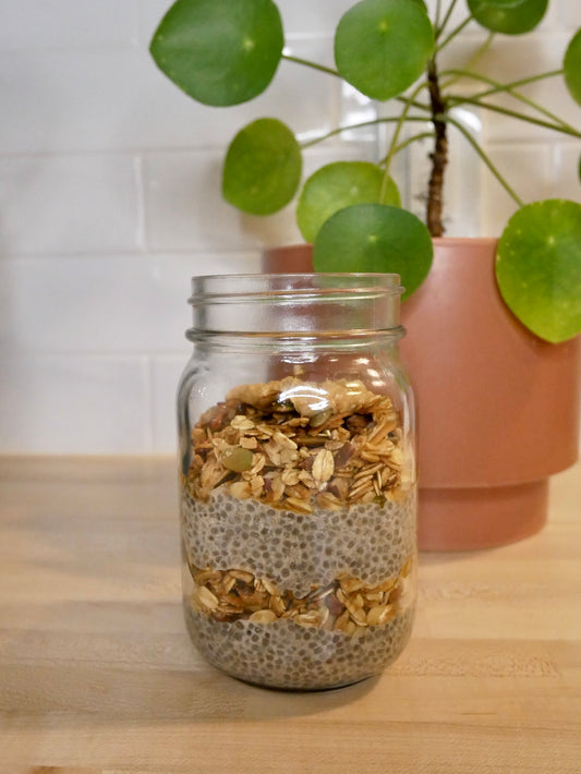 Chai Spiced Chia Pudding & Chai Granola