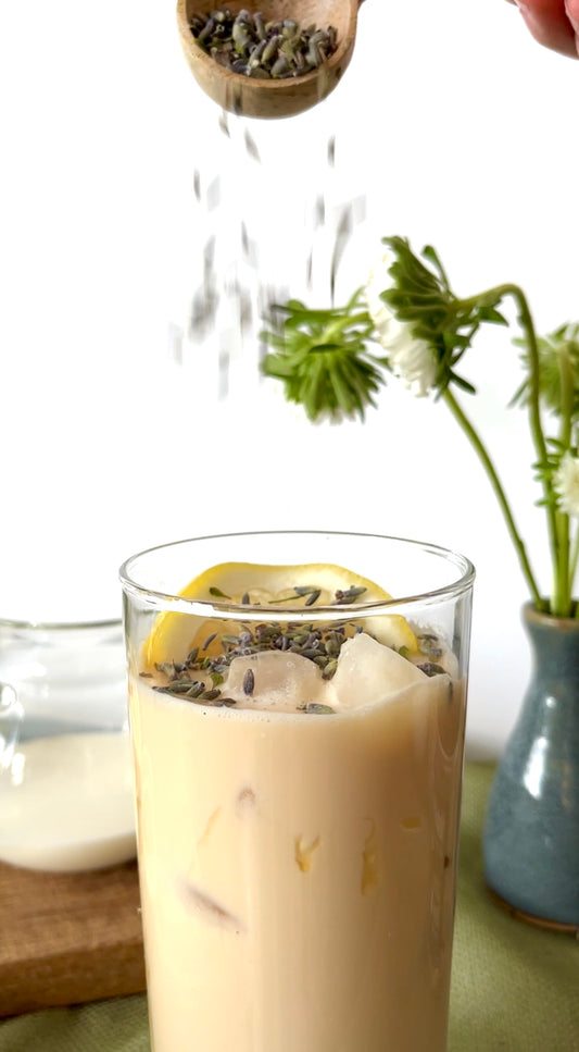 Lavender Lemon Iced Tea Mocktail